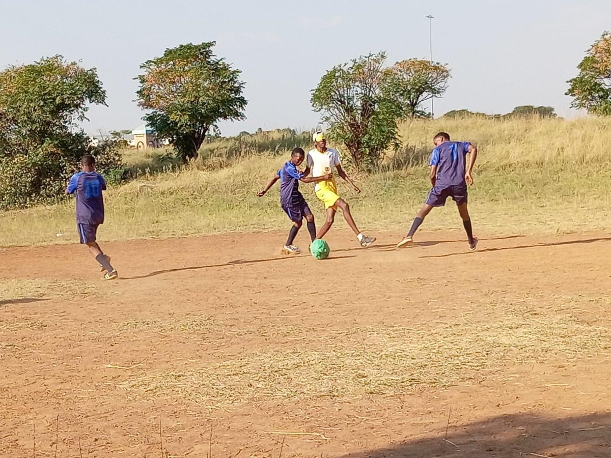 JackMsibi's tweet image. ⚽️ Blind Soccer Match Update! ⚽️

Rise Mzansi played an exciting 2-2 match against Filadelfia Secondary School for the Blind in Soshanguve. Kudos to Koketso Motaung and Samkelo Ndaba for scoring! Great game! 🏅

#BlindSoccer #RiseMzansi #CommunitySports #Inclusion #TeamSpirit