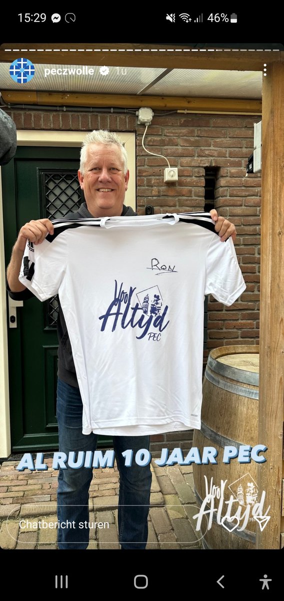 #vooraltijd <a href="/PECZwolle/">PEC Zwolle</a> #clubliefdebestaat 
Wat een verrassing!