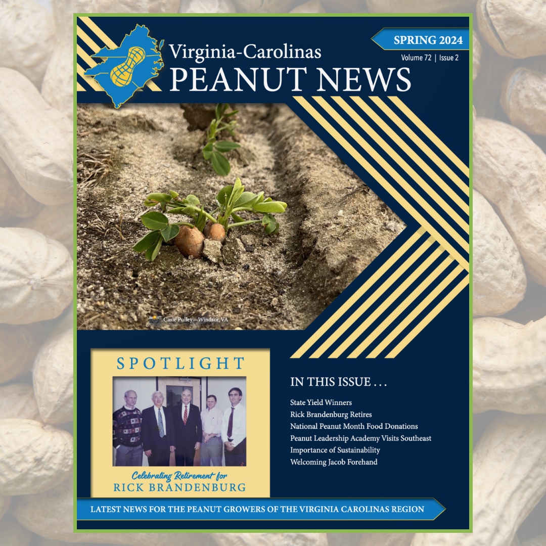 The Virginia-Carolinas spring newsletter has arrived! 🎉 🥜 

From State Yield Winners to Rick Brandenburg's retirement and National Peanut Month Food Donations. Read more about the latest updates in the industry: bit.ly/aboutpeanuts.

#NCpeanuts #peanutindustry