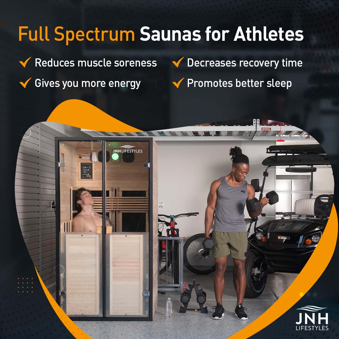 While an extensive workout & nutritional regimen is key for optimal athletic performance,its also worth incorporating daily #infraredsauna sessions into your routine.The relaxing & therapeutic atmosphere of a #sauna is the ying to the strenuous lifestyle yang athletes face daily.