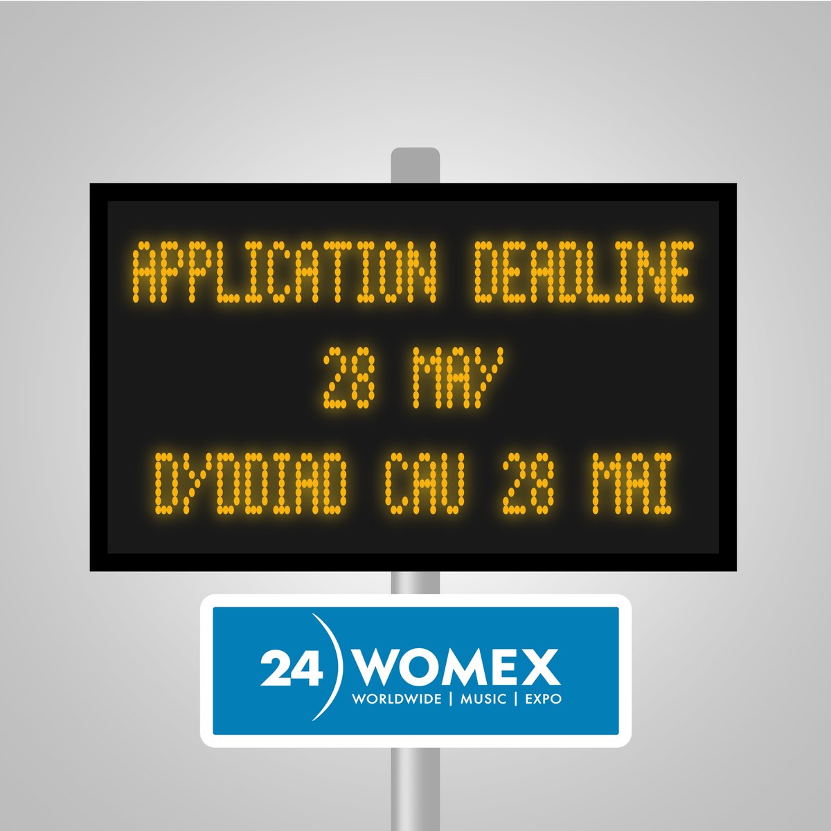 You have just 6 days to apply for a bursary to attend #WOMEX2024 tycerdd.org/womex-24-deleg… Ymgeisiwch erbyn 28 Mai am fwrsariaethau cynrychiolwyr WOMEX.