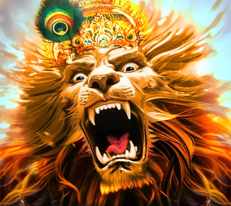 ramkrisnahari12's tweet photo. The hair on Nṛsiṁhadeva’s head shook the clouds and scattered them here and there, His glaring eyes stole the effulgence of the luminaries in the sky, and His breathing agitated the seas and oceans. Because of His roaring, all the elephants in the world began to cry in fear. https://t.co/sUlZMKwT79