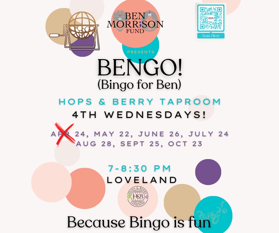 Bengo is TONIGHT! At Hops and Berry Taproom Special Caller Brittney Frietch!! @LHSHOPESquad @988Initiative @MyFaveFive1 @lovelandmagazin @RandiRicoWLWT