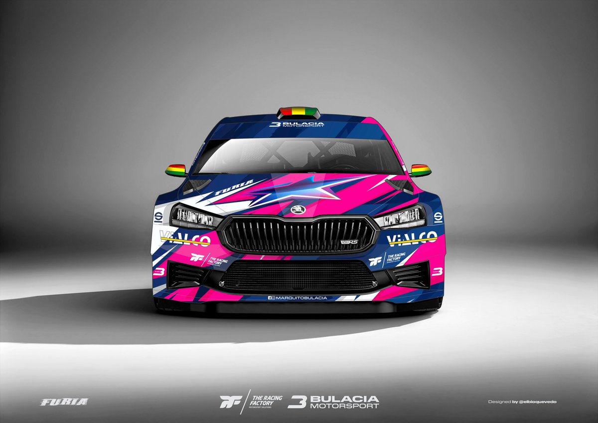 MarquitoBulacia's tweet photo. New colors, new hopes!

I present to you the beautiful livery of our Škoda Fabia RS Rally2 technically managed by The Racing Factory.

We are looking forward to returning to the @Rally_d_Italia Sardegna, an event in which we competed for the first time in 2019 🇮🇹

#WRCLiveES https://t.co/Cs4BX4nBgk