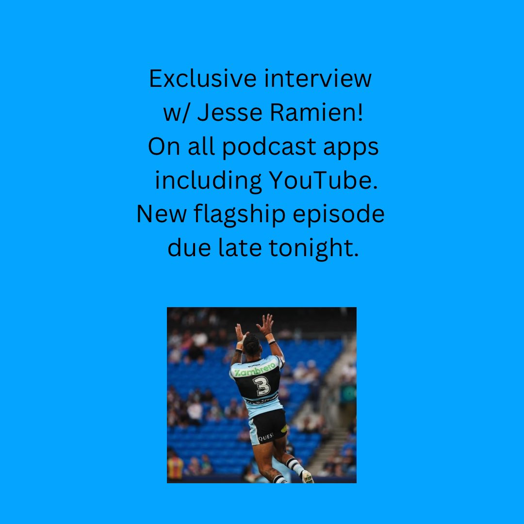 Our guy <a href="/gazdot/">Gary Dover</a> caught up with <a href="/cronullasharks/">Cronulla Sharks</a> centre Jesse Ramien! Another full length episode also on its way later tonight. #UpUp