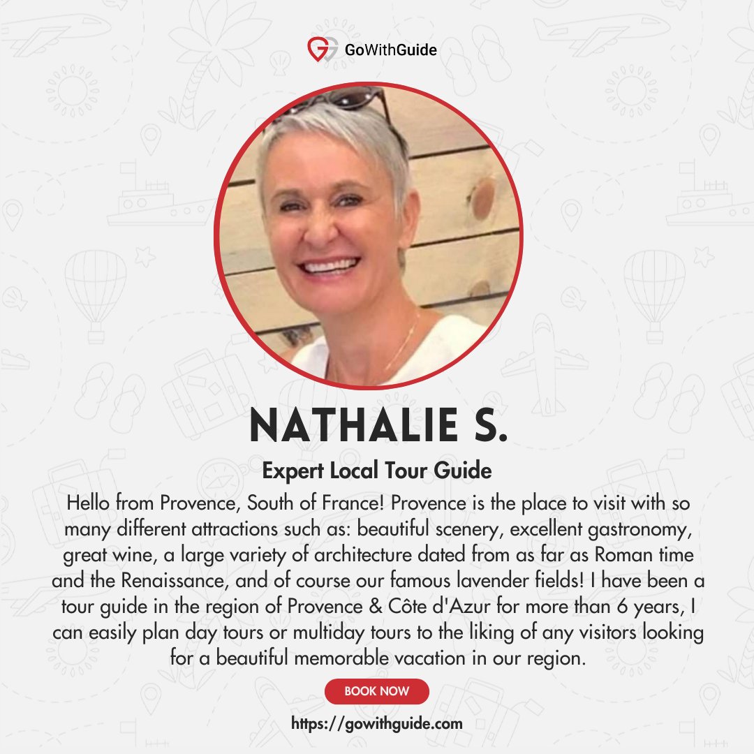 GoWithGuide's tweet image. Where in the world is #gowithguide today? We’re in #Provence, France with local expert tour guide Nathalie S. She took traveler Peter B. through Luberon’s charming villages, food scene, &amp;amp; more!
Photo credits: Nathalie S. (tour guide) check her out here! gowithguide.com/supplier/36789