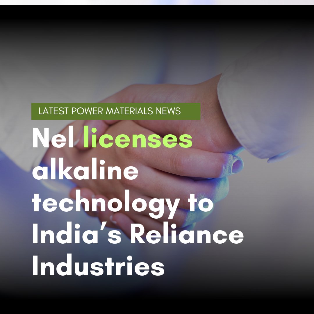 kallanish's tweet image. The undisclosed deal was announced by the Norwegian electrolyser manufacturer on Tuesday, in a note sent to Kallanish. Under the agreement, RIL can use the technology to manufacture...

Read more:
kallanish.com/en/news/power-…

#electrolyser #alkaline #nel #relianceindustries #india