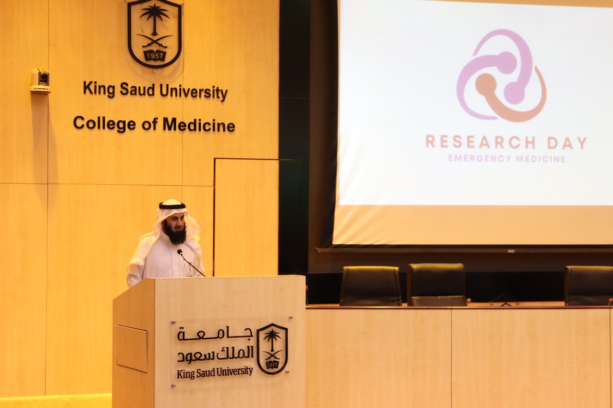 ksuemergency's tweet photo. Good Morning ✨
Gearing up for Emergency department Research day 🚨🗓️
We started by welcoming and a speech by the Vice Dean for post graduate studies and research Prof.Assim Alfadda @ProfAlfadda
#Research_day https://t.co/iAHYfdwjfq