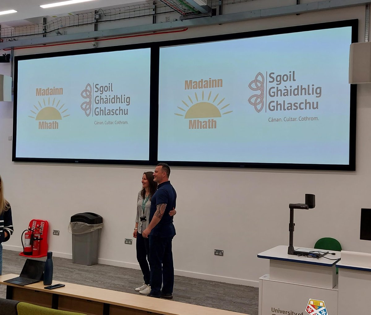 SGGArdsgoil's tweet photo. We are delighted to see our @MrMackayPE &amp; Miss Clennel presenting for @StrathEDU PGDE courses conference on the importance of pastoral care ❤️ https://t.co/5GHfqobjlT