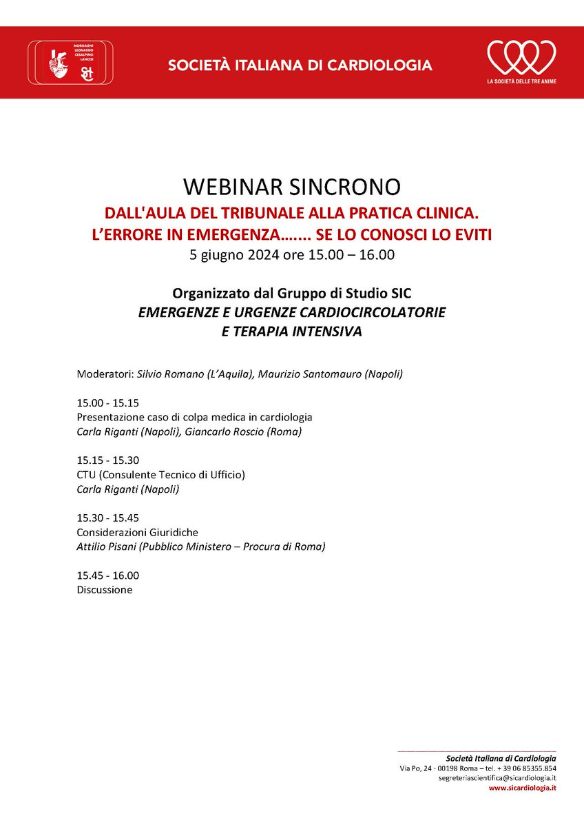 I nuovi Webinar della SIC in arrivo!

Di seguito il link per iscriversi:

us06web.zoom.us/meeting/regist…
 
us06web.zoom.us/meeting/regist…
 
us06web.zoom.us/meeting/regist…

us06web.zoom.us/meeting/regist…