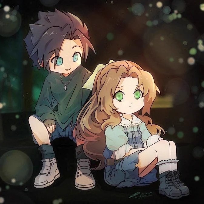 Imagine if baby Zack was at the train station  #FF7R #FFVII