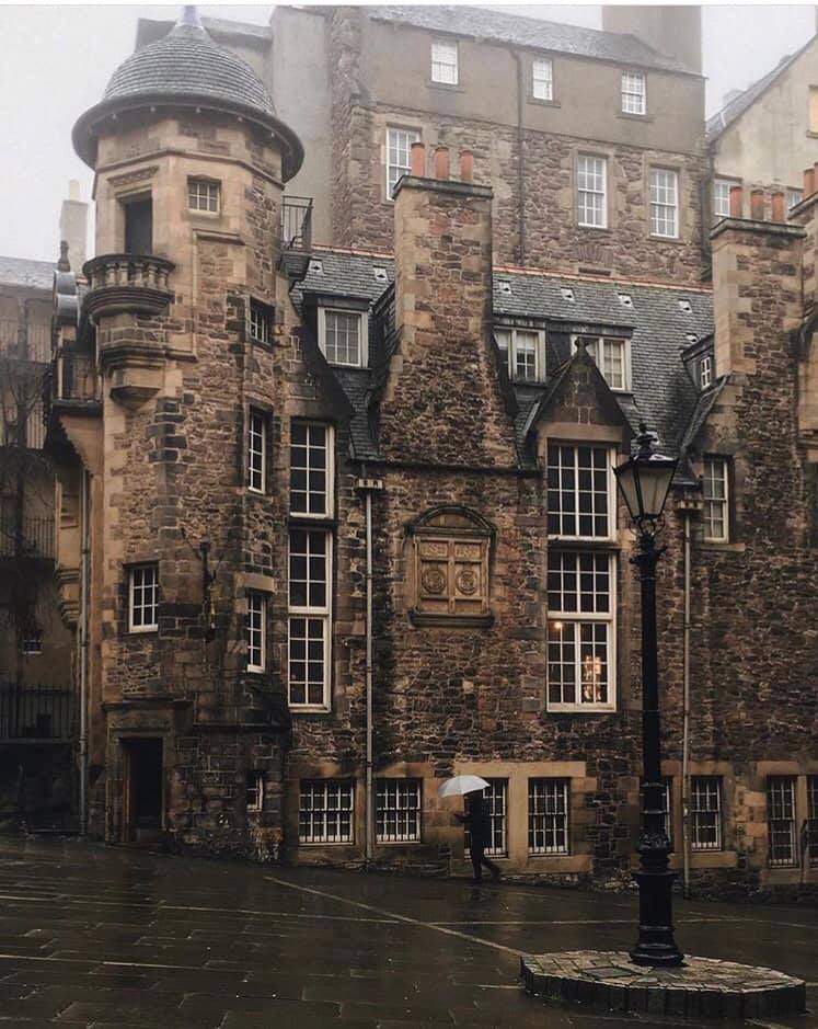 “The rain is falling all around, It falls on field and tree, It rains on the umbrellas here, And on the ships at sea.” ― Robert Louis Stevenson, A Child's Garden of Verses. 📷 of Writers' Museum by @victoriaselnes on Instagram. #Edinburgh #Scotland