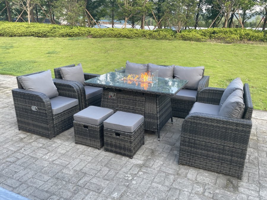 CazaarUK's tweet photo. ☀️Upgrade your garden this summer with this stunning 'Dark Mixed Grey Rattan Outdoor Garden Furniture Set With Gas Fire Pit'☀️

Shop Now: https://t.co/6TiIpRbVpi

#GardenFurniture #UpgradeYourGarden #SummerIsComing https://t.co/t1LUPvi1KC