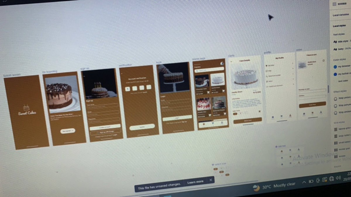 Designing a Cake ordering interface for Mobile 📱. Thanks to @3MTTNigeria @bosuntijani  again.
Thread 👇