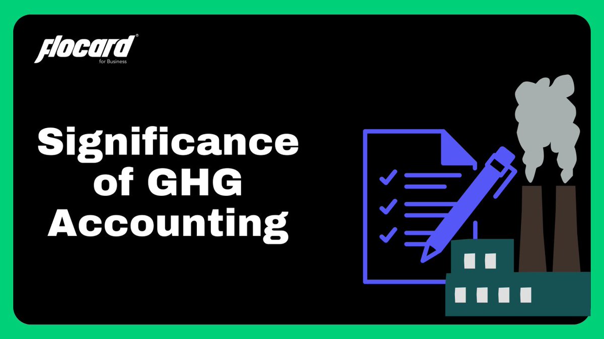 Discover how GHG accounting helps pinpoint emission hotspots, ensuring regulatory compliance, cost savings, and fostering trust with stakeholders, while supporting sustainable practices and green financing avenues. through flocard.app/Blog/Decipheri… #GHGemissions #carbonaccounting