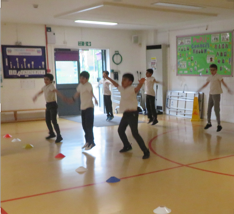 We are all enjoying participating in our fitness circuit. #WeAreStar