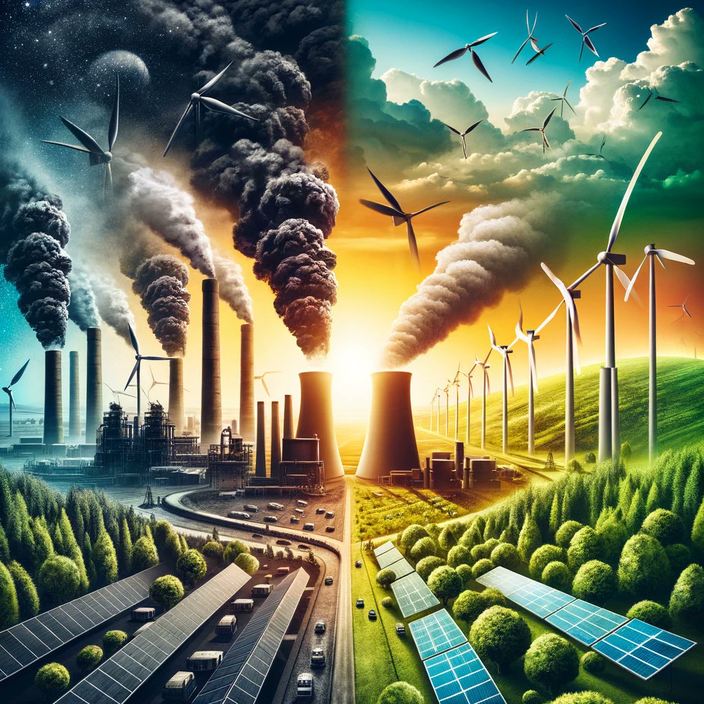 'Burning fossil fuels is burning our future. ⛽️🔥 From air pollution to climate change, the downsides are clear. Time to embrace renewable energy! 🌿🌞
#ClimateChange #RenewableEnergy #ClimateAction #GreenEnergy #FossilFuels