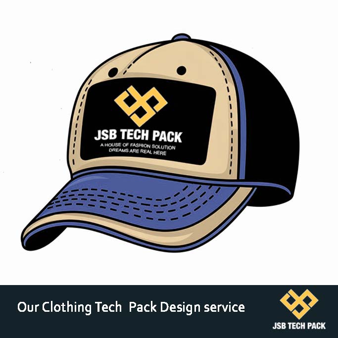 #CapDesign #HatDesign #TechPack #JSBTechPack #HeadwearDesign #ApparelProduction #FashionDesign #CreativeSolutions #QualityHeadwear #PrecisionDesign