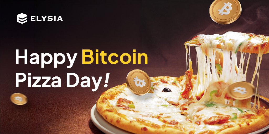 Happy Bitcoin Pizza Day 🍕

To celebrate Bitcoin Pizza Day, we're hosting a giveaway.

Total $50 giveaway $25 each 2 winners! 💸

To enter:
✅ Follow <a href="/ELYSIA_HQ/">ELYSIA</a>
✅ Like and RT
✅ Tag 3 Friends

⌛ Winner picked in 24hrs!

#ELYSIA #EL #Bitcoin #BTC #RWA #RealWorldAssets #Giveaway