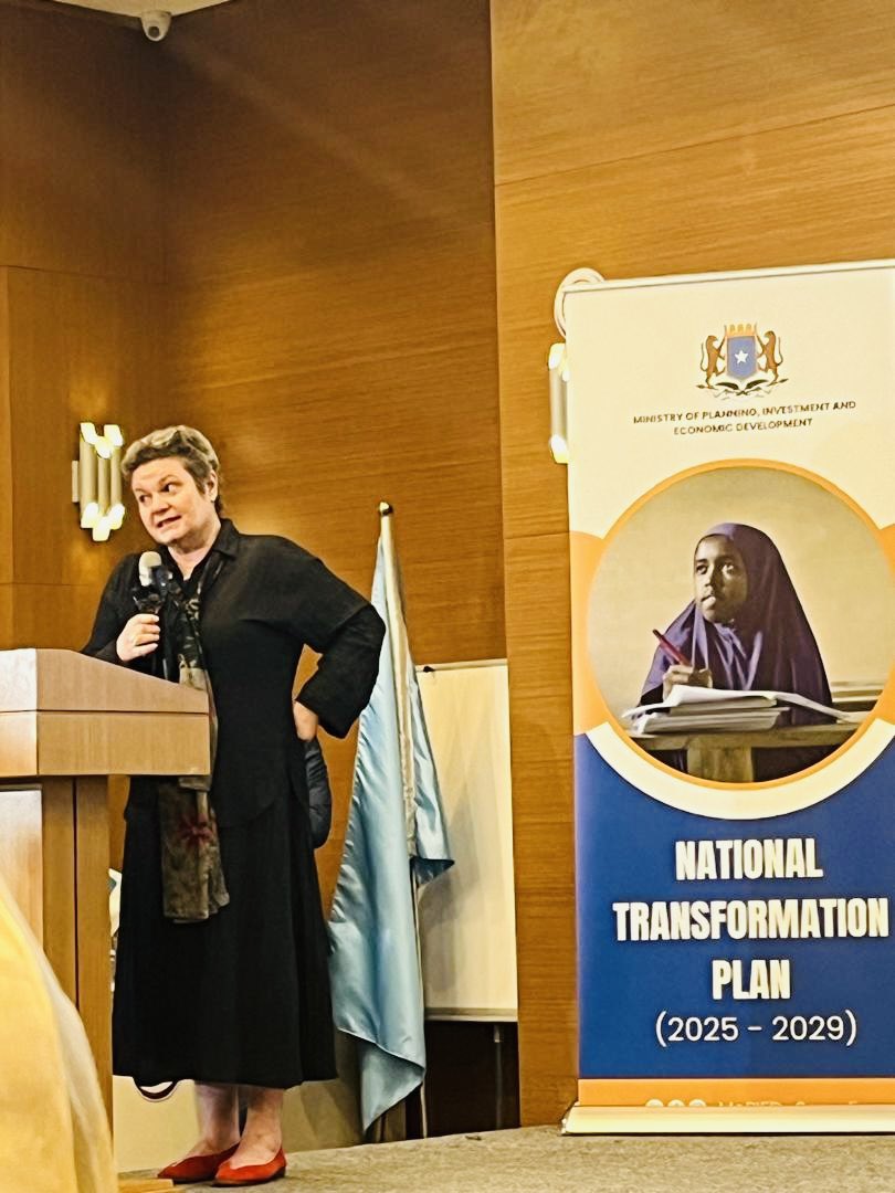 Pleased to participate in the launch of the 🇸🇴 National Transformation Plan. Development is difficult and full of challenges but Somalia keeps moving forward. 🇸🇪<a href="/Sida/">Sida</a> and <a href="/SwedeninSomalia/">Sweden in Somalia</a> proud to be a partner.