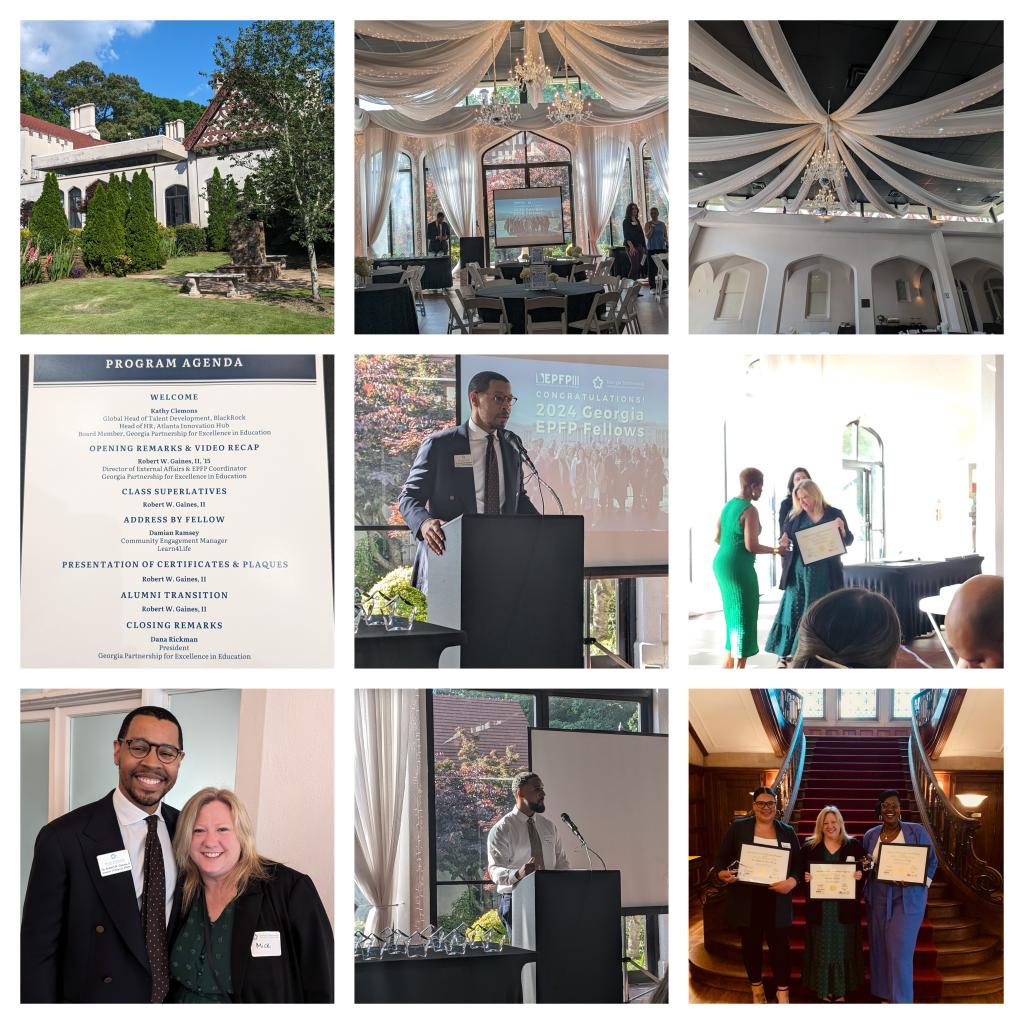 MickiFoster's tweet photo. Thank you @GAPartnership for an excellent experience! I will miss all of my #EPFP colleagues. Honored to be voted for and receive the class superlative for "has the most passion for education" and I promise to use my passion for good! https://t.co/jNxsuStEqO