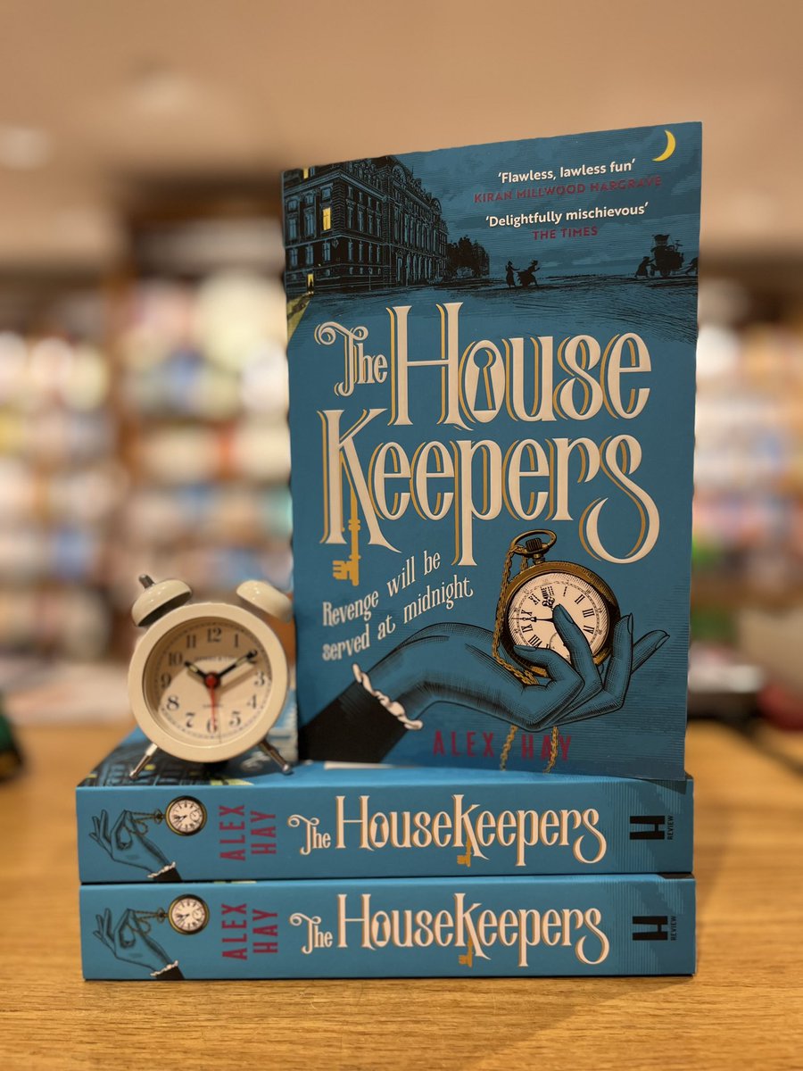 Our hilarious and charming thriller of the month for May is The Housekeepers by @AlexHayBooks , the perfect choice for such a rainy day! 

#thehousekeepers #alexhay #waterstonesbookofthemonth #thrillerofthemonth #waterstonesabergavenny