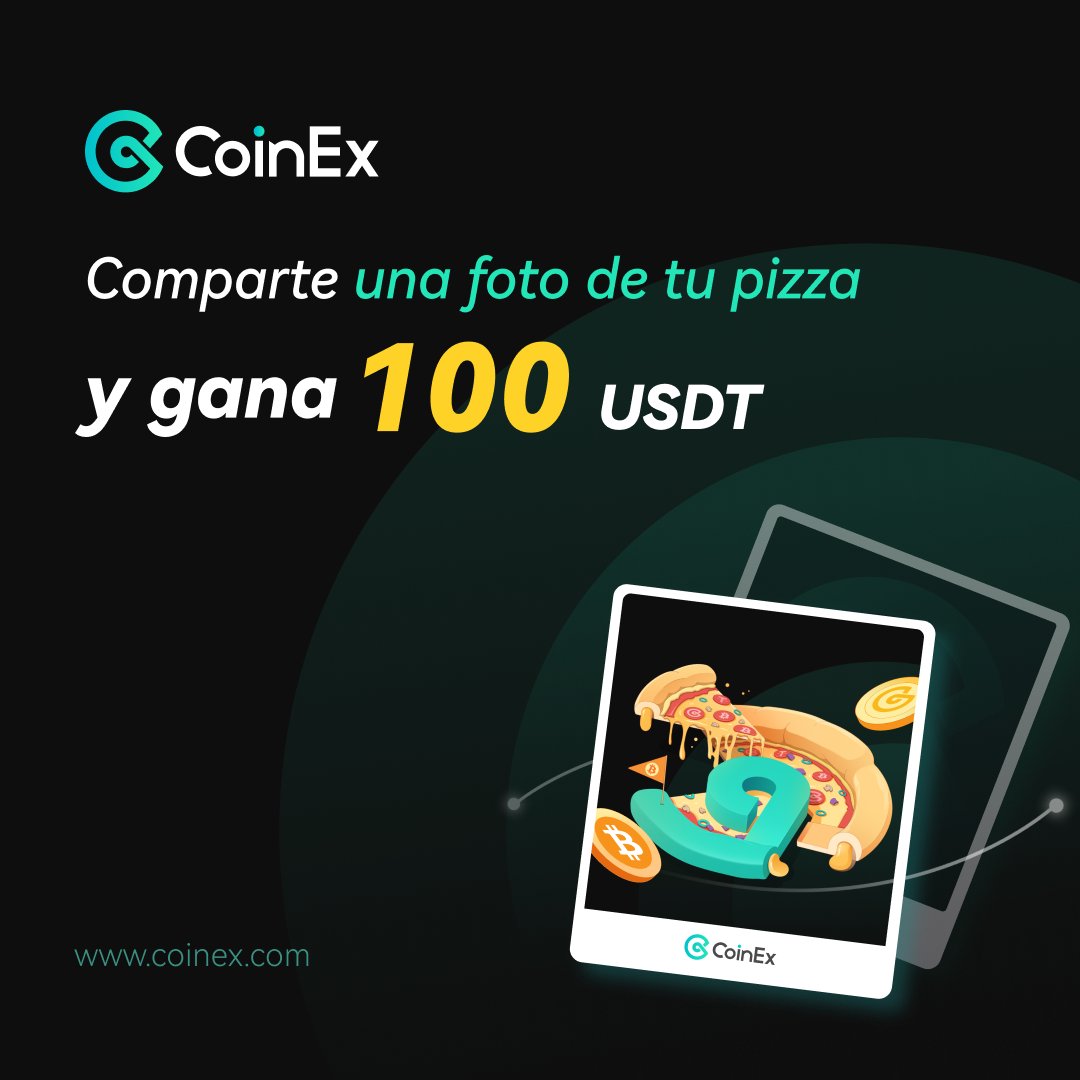 CoinExSpanish's tweet image. 🍕Celebremos juntos el #BitcoinPizza Day: ¡Muéstranos tu pizza!

🤑100 USDT a repartir

🙋‍♀️Síguenos
❤ Lk+RT🔃
📸Comenta con la foto de tu pizza o imágenes de pizza generadas por IA con los hashtags #CoinEx #CoinExPizza