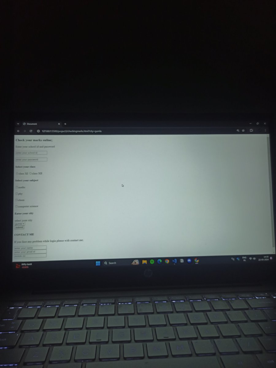caps_raunak's tweet image. Hi everyone 👋 
This is #day2 of leaning #webdevlopment after being so inconsistent🥲 because lot's of problems but somehow i completed #html and i  learned so many thing  and now i have 2-3 project based on html and i completed one of them.
#buildinpublic #coding #LearnInPublic
