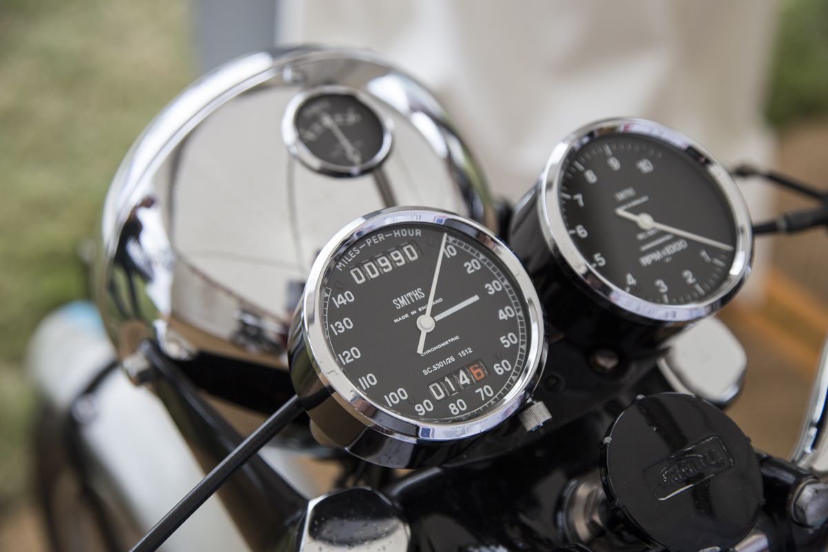 Our SMITHS gauges on a 1961 T120 Triumph Bonneville. For a time the Bonneville was the faster motorcycle on the planet! In our blogpost we tell the story of this great British motorcycle > smiths-instruments.co.uk/british-motorc… Photo - @paulfearsphoto #motorcycle #MotorBike