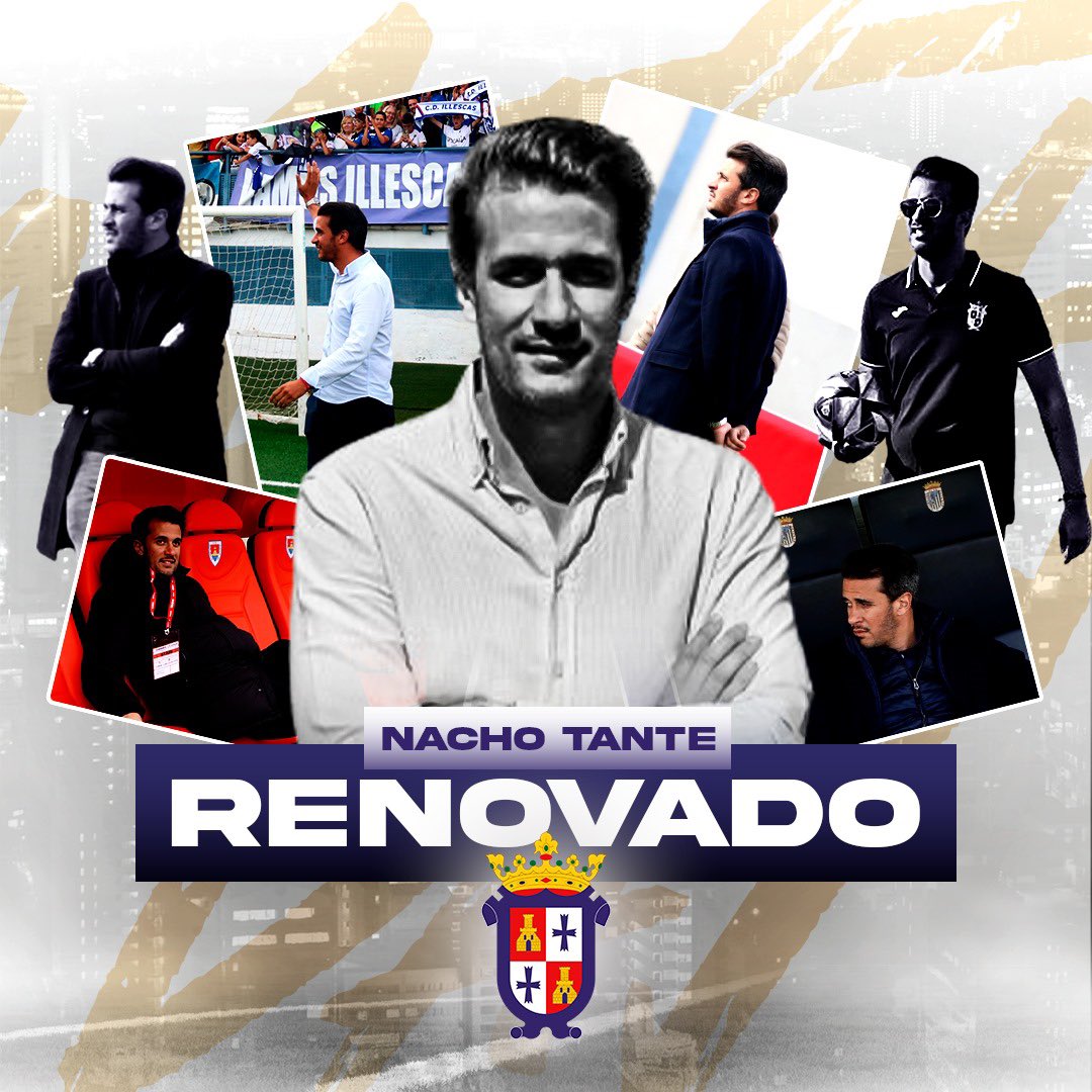 CD_Illescas's tweet photo. 🔛 Arranca el proyecto 2024-2025 y lo hacemos con la renovación de una pieza clave 🔛

⚪️ @NachoTante renueva como director deportivo 

#VamosIllescas

https://t.co/t1GOEiocsx https://t.co/qY8iEGhhiW
