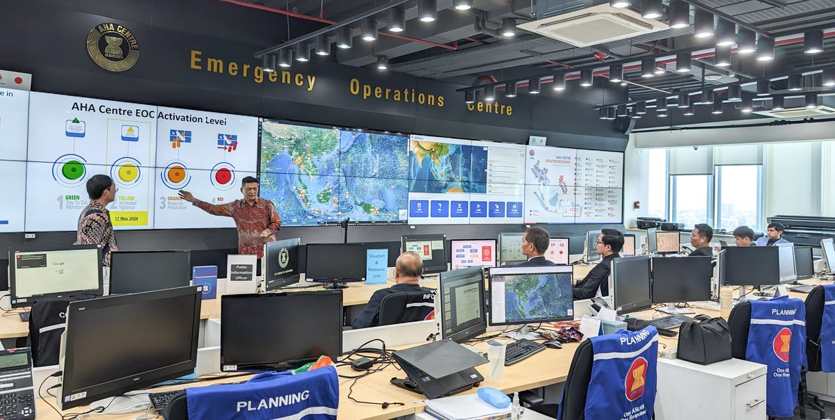 #DidYouKnow that nearly 70% of disasters in ASEAN occurred b/w 2012 & 2022? We’re teaming up with #AHAcentre to enhance #disaster monitoring and response in #SoutheastAsia. This #partnership will greatly benefit our region and help us be better prepared for any future challenges.