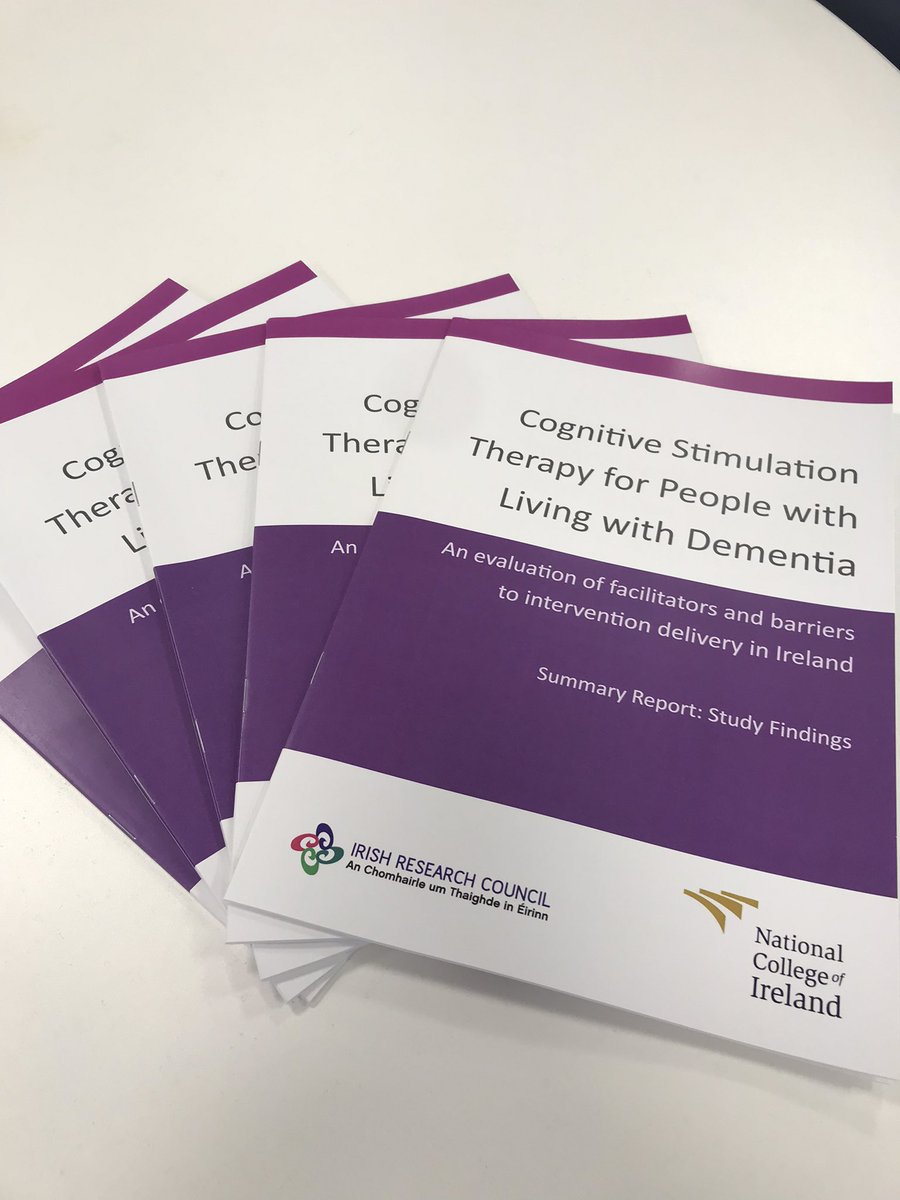 ProBrainLab (@probrainlab) on Twitter photo Delighted to launch our study report <a href="/NCIRL/">National College of Ireland</a> today exploring barriers and facilitators to delivering Cognitive Stimulation Therapy for people with dementia in Ireland - thanks to <a href="/alzheimersocirl/">The Alzheimer Society of Ireland</a> and <a href="/IrishResearch/">We are now Research Ireland</a> for their support on this project! #LoveIrishResearch Delighted to launch our study report <a href="/NCIRL/">National College of Ireland</a> today exploring barriers and facilitators to delivering Cognitive Stimulation Therapy for people with dementia in Ireland - thanks to <a href="/alzheimersocirl/">The Alzheimer Society of Ireland</a> and <a href="/IrishResearch/">We are now Research Ireland</a> for their support on this project! #LoveIrishResearch