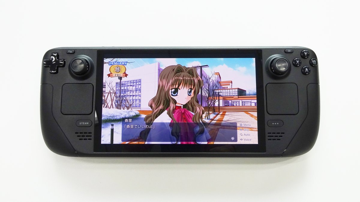 Steam版「Kanon」は、当社のビジュアルノベルエンジン「LUCA System