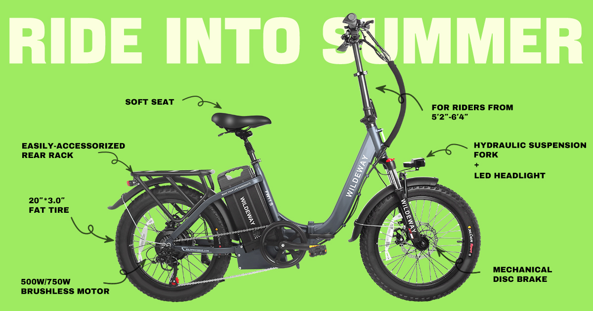 Ready for summer adventure? Wildeway FW11S 3.0 folding e-bike is your perfect travel companion! Easily fold and carry it wherever you go.🚲🌟
#wildewayebike #WildewayFW11S #FoldingEbike #SummerAdventure