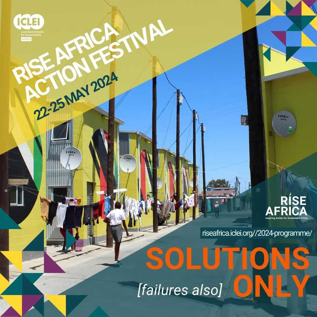 The wait is over! #RISEAfrica2024 Action Festival has started!🎉 Daily sessions start at 9AM WAT, with lunchtime lectures at 11AM and afternoon sessions at 12PM & 2PM WAT. It is not too late to join us, register here🔽 riseafrica.iclei.org/2024-programme/ #SurgeAfricaOrg