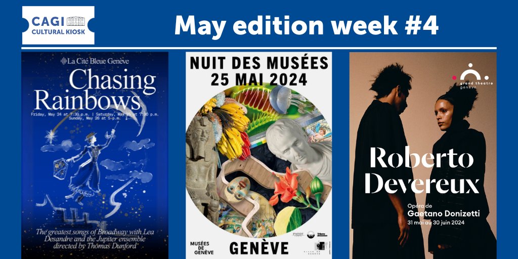 ✨ Special offers and recommendations on #musical, #museum and #opera in Geneva region. 📍 La Cité Bleue Genève / @VilleDeGeneve / @GrandTheatreGE 👉 More information and activities at #cagiculturalkiosks at @UNGeneva & @CERN. 🔗 cagi.ch/en/cultural-ki…