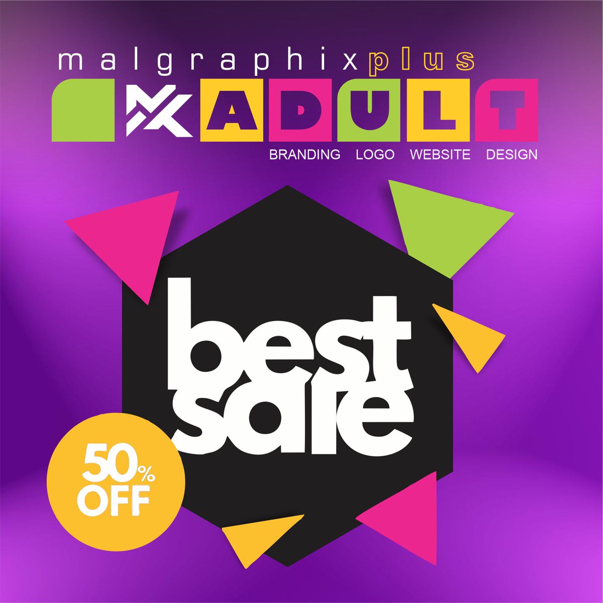 malgraphix's tweet photo. Ends 29th May 2024. Websites, logos, graphic work all 50% off for 7 days.
#branding #websitedesign #graphicdesign #adultgraphics #logodesign #playsafe https://t.co/7f58qjHQ3U