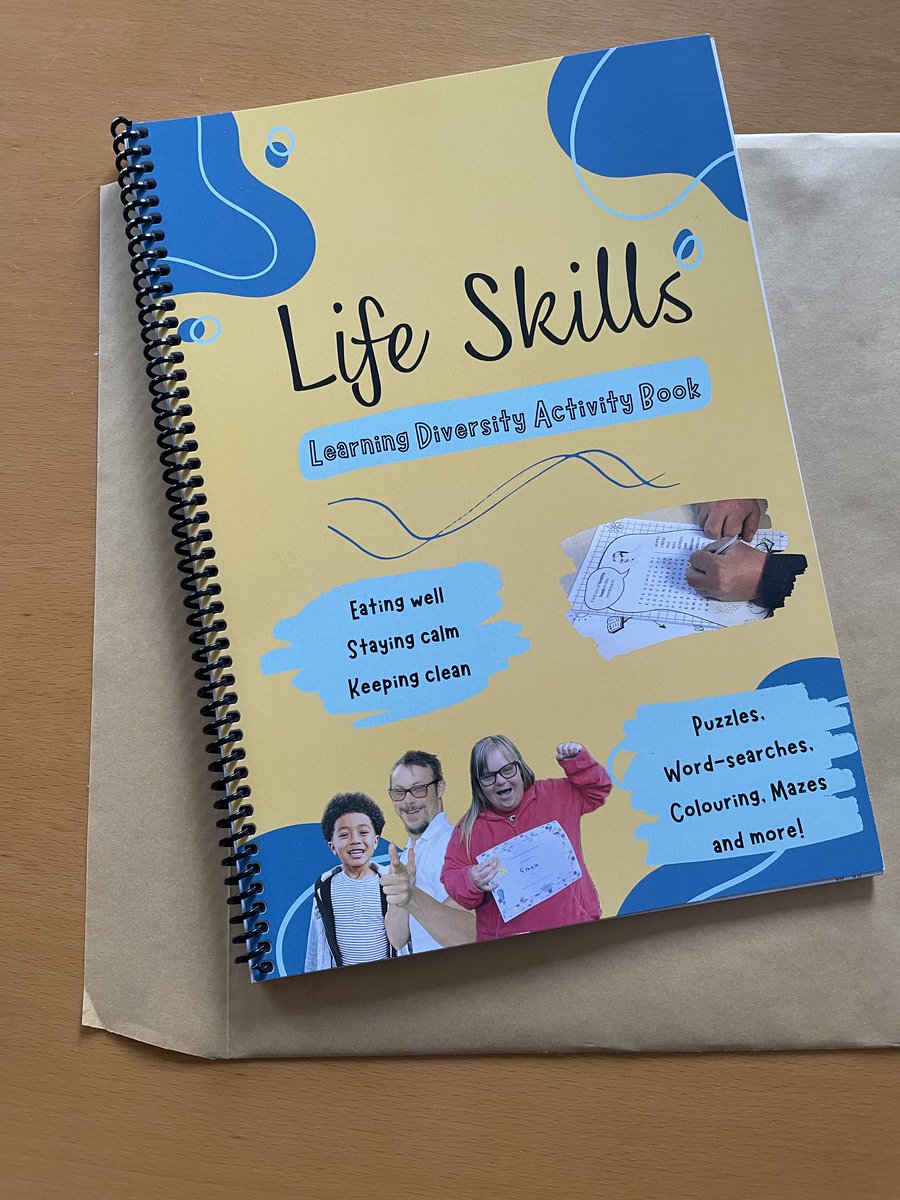 ldactivitybooks's tweet photo. Yay! This copy is going to a centre in Stafford that enables adults to live independently. Exactly the kind of place this book was originally designed for 🙂. (It might also happen to be the first website order from someone who is not already a friend of mine!)  #inclusiveliving https://t.co/iEcBrTNbMs