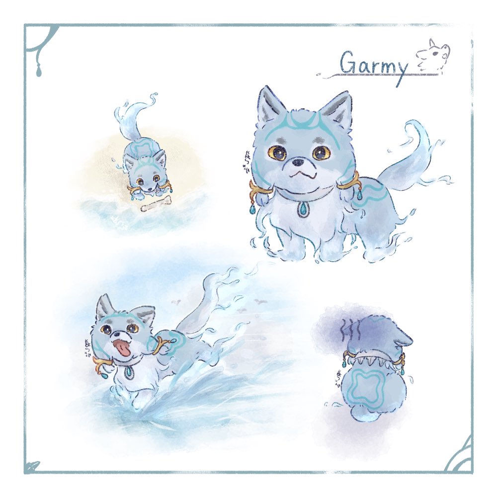 kosuzu_aluminya's tweet image. skebで描かせてもらいました！
#Garmy #イラスト