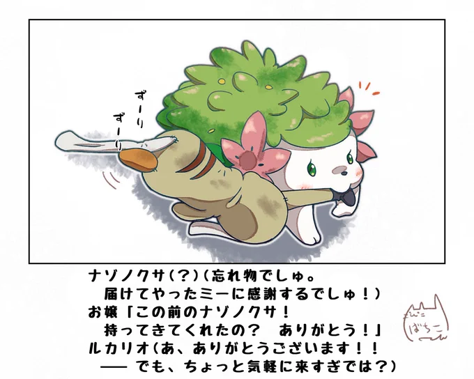 昨日の

可愛く描けたシェイミ
花あるからキレイハナでは?
ってコメントあって吹いた
確かにキレイハナですわ 