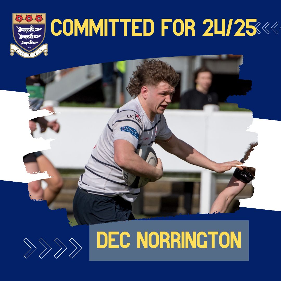 Great news as 2 more home grown players commit for the 2024/25 season. 1st XV 'Most Improved Player' Harry Holden who last year featured in 11 games scoring 3 tries and 'Coaches' Player of the Year' Dec Norrington who played 20 times, scoring twice are both ready to kick on!