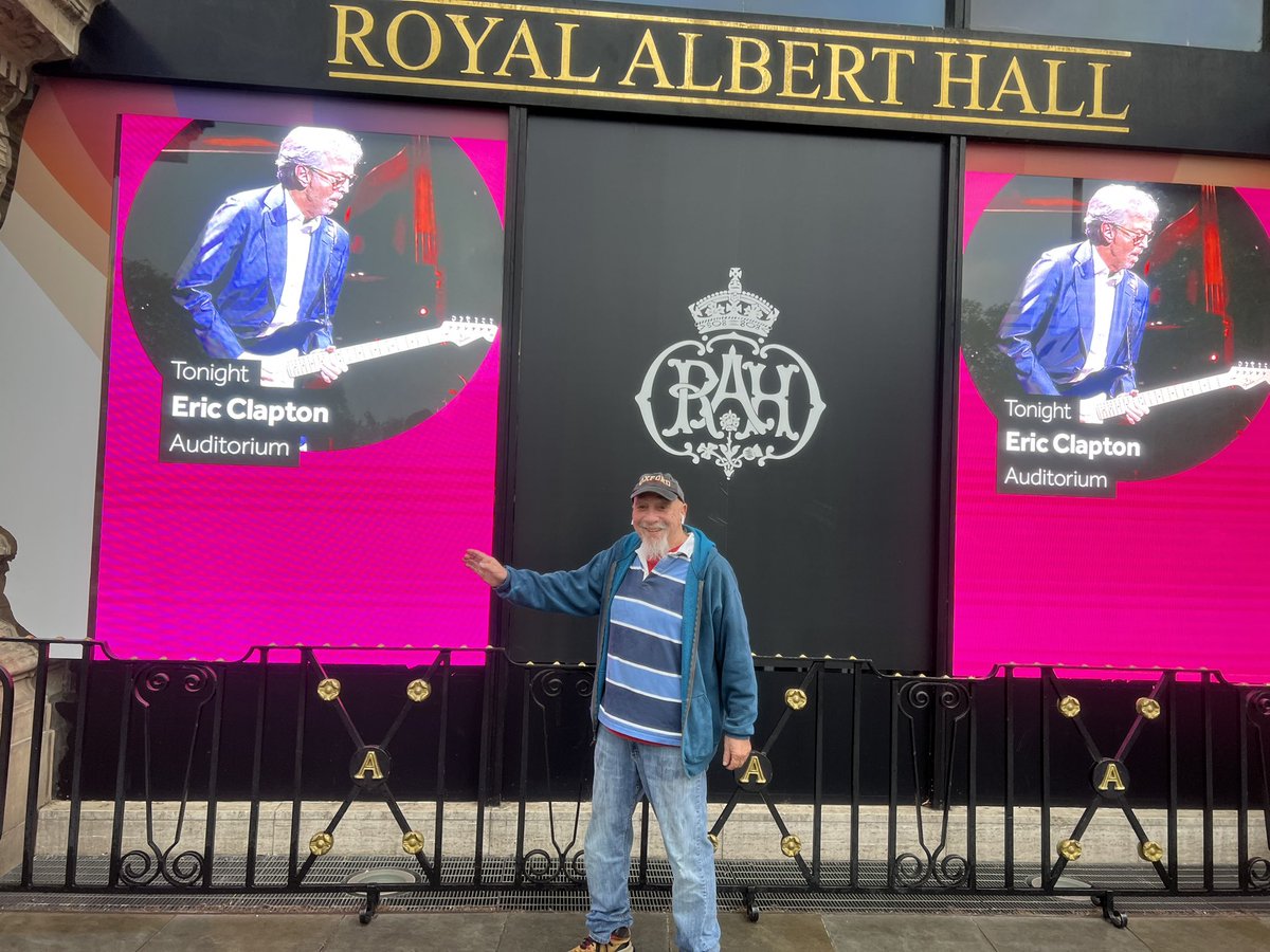 Now I know how many holes it takes to fill the Albert Hall. In London enroute to “How-the-light-gets-in” festival I googled Live Music Tonite. Wow!!! Eric Clapton can PLAY the guitar!! And he’s older than me! Band, crowd, venue awesome. It’s good to be conscious.