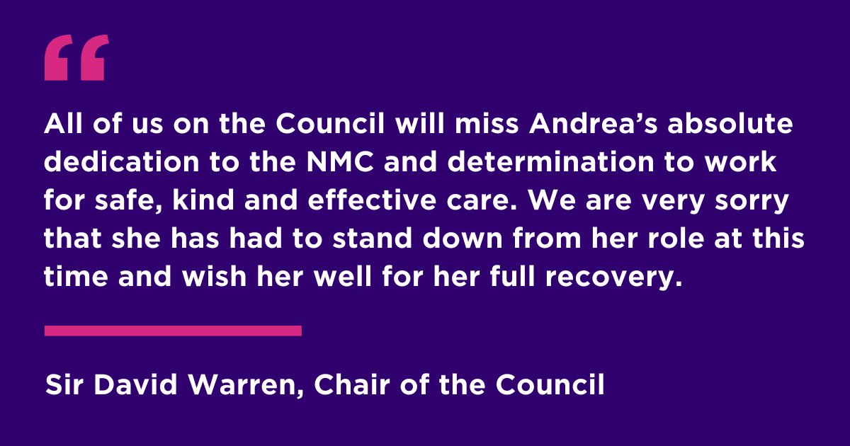 Nursing and Midwifery Council tweet media