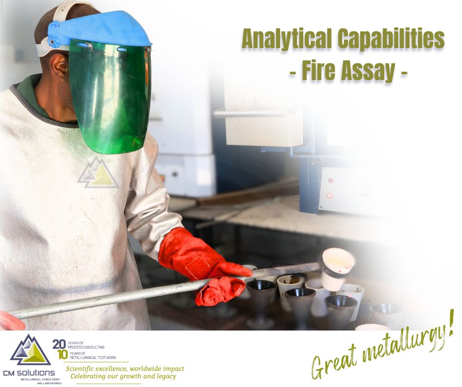CMSMetLab's tweet photo. What is happening in our #analyticallab today?

Muzi  can be seen assisting in the validation of a #fireassay technique for determining #platinum and #palladium in #ore samples. 

#CMSolutionsMetLab #pgms #testwork #metallurgicaltestwork #laboratory https://t.co/XlFx9bm6m0