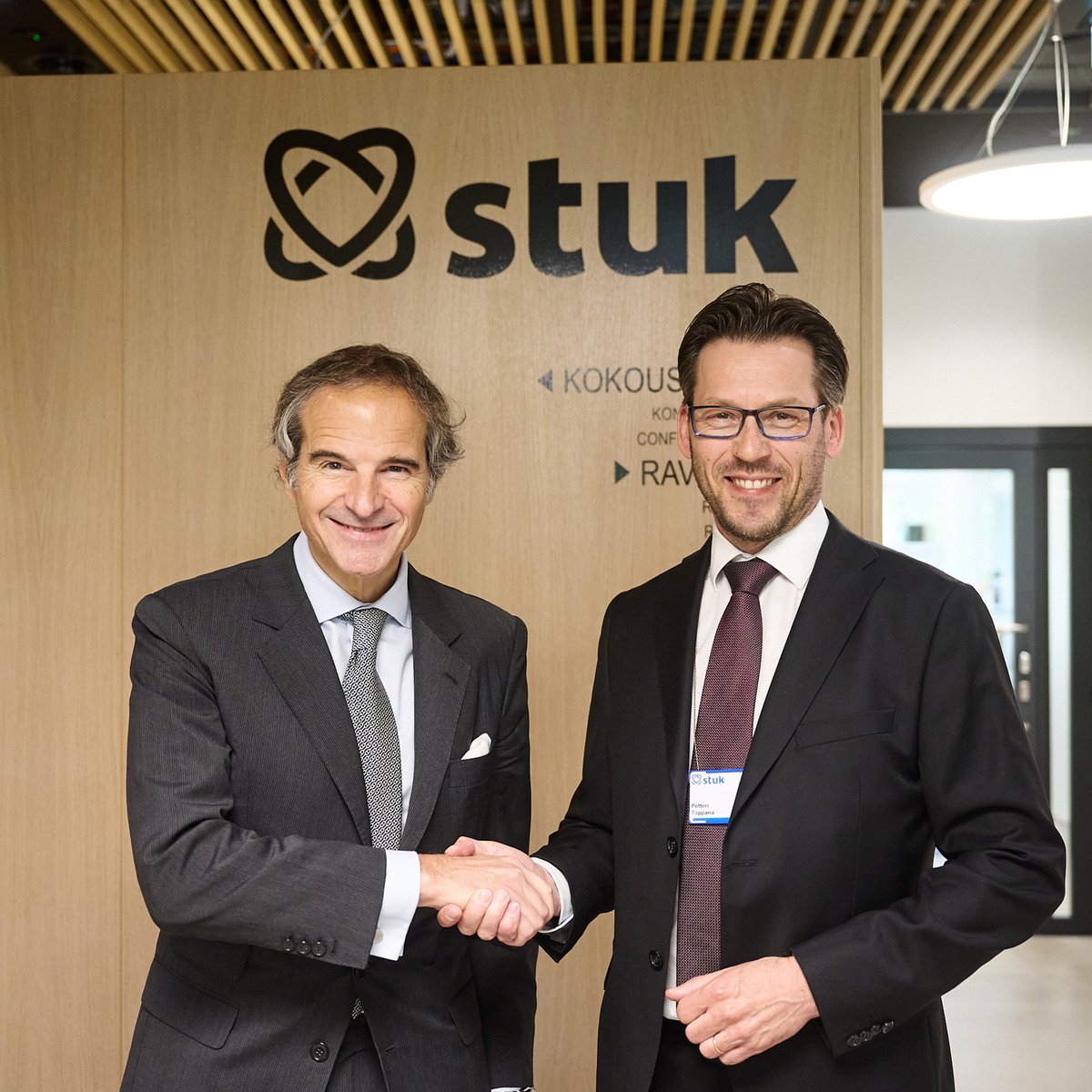 Director General of <a href="/iaeaorg/">IAEA - International Atomic Energy Agency ⚛️</a> <a href="/rafaelmgrossi/">Rafael Mariano Grossi</a> and his delegation participated on May 21-22 to the <a href="/nordicnuclearf1/">Nordic Nuclear Forum</a> in Helsinki. Today, we had a pleasure to host DG Grossi at STUK, where he had topical discussions with STUK's management and met STUK's personnel.