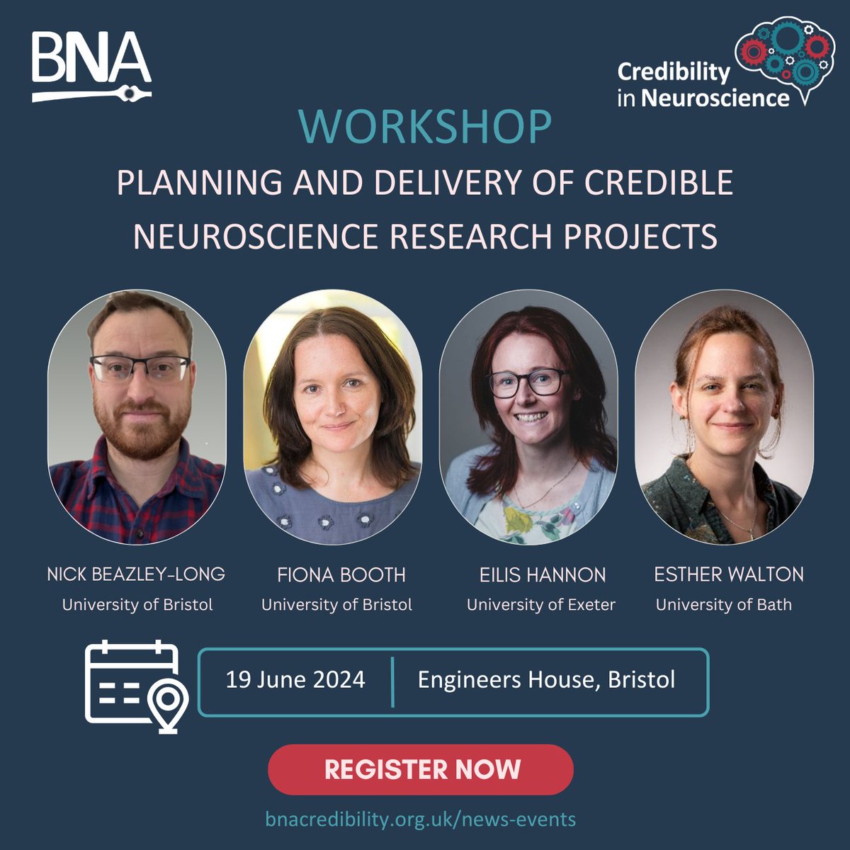 Around half of #neuroscientists surveyed by the BNA highlighted the lack of training as a barrier to doing #credible, open and reproducible research. We want to help change this. Secure your place today! bna.org.uk/mediacentre/ev…