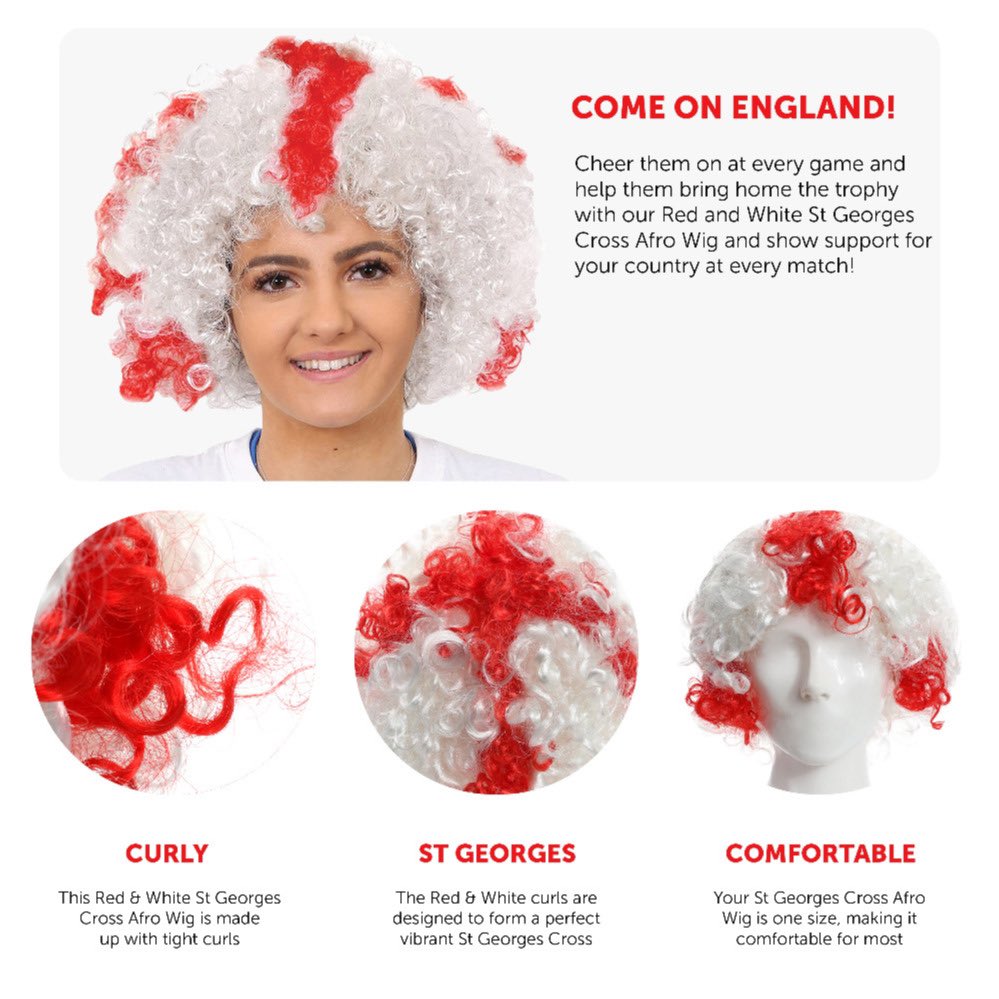 CazaarUK's tweet photo. #Euro2024 - England Supporters Wig

Shop now: https://t.co/mWHoeuboVx https://t.co/jZ0vKsesln