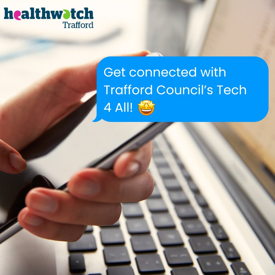 Head over to Trafford Council’s Tech 4 All event on Wednesday 29th May from 1-4pm!
Find out more by visiting bit.ly/3wLSH8A and see what YOU could get!