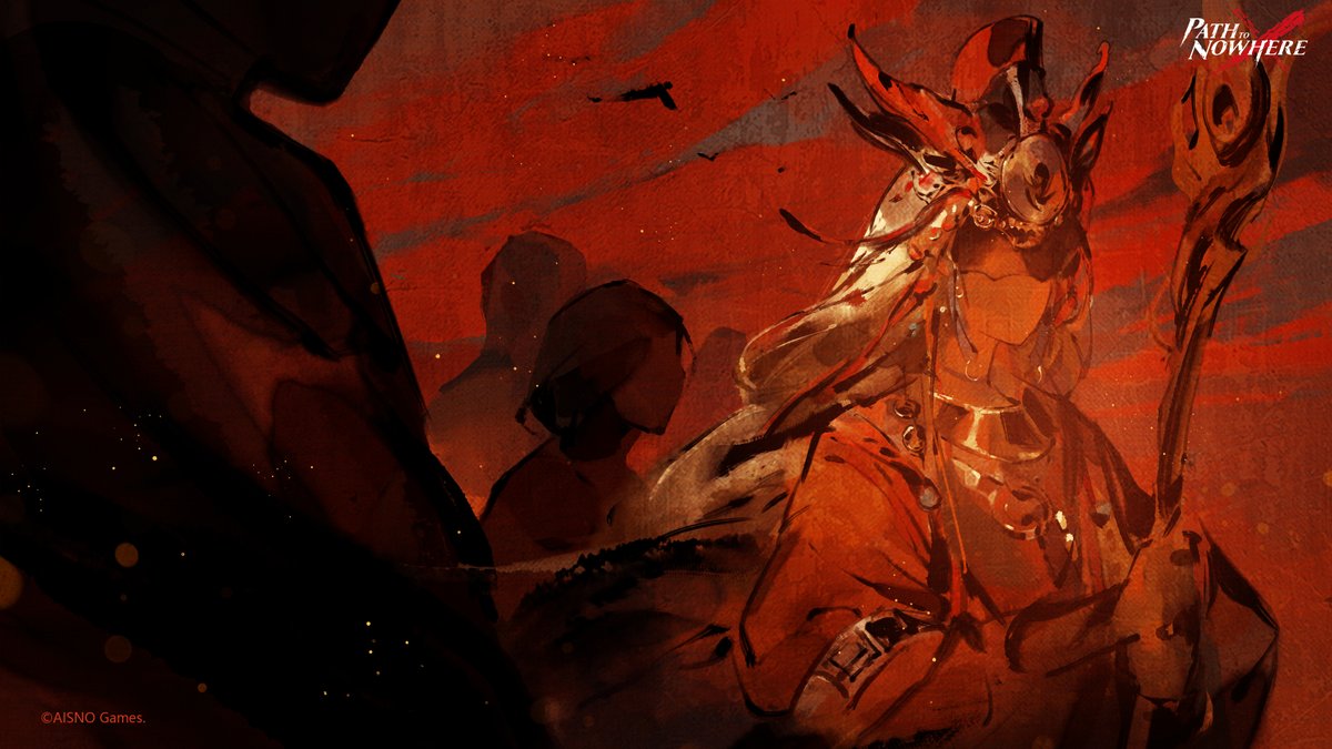 PathtoNowhereEN's tweet photo. ■ Event Wallpaper 03
At dawn's first light,
Ancient root calls,
Golden crow soars high.
#PathtoNowhere #PTN #OdetoSun https://t.co/Q4t7gSDOFM
