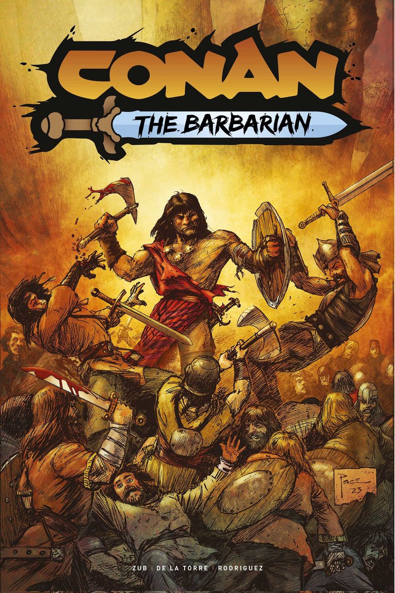 Today- CONAN THE BARBARIAN #11, the penultimate issue of our first year, packed with surprises and reveals. Rob De La Torre and Diego Rodriguez crush it on every page. Do not miss this one!